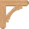 Ekena Millwork Merced Craftsman Smooth Bracket w/ Offset Brace, Western Red Cedar, 7 1/2"W x 28"D x 28"H BKT0806X28X28MRC04SWR - alternate 2